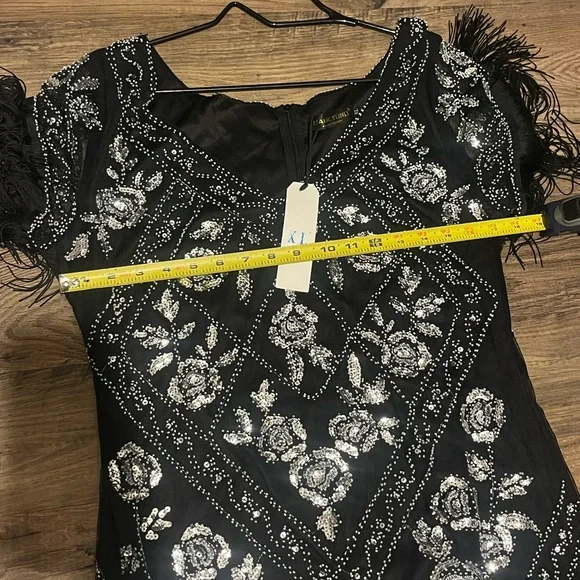 Babeyond- Flowery Multi-Layer Maxi Mermaid Plus Size Dress - Picture 14 of 17